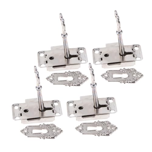 Gatuida 4 Sätze Teiliges Möbel Locks Retro Metall Schrankverriegelungen für Schmuckkästen und Aufbewahrung für Zuhause und DIY Projekte Gatuida 4 Sätze Teiliges Möbel Locks Retro Metall Schrankverriegelungen für Schmuckkästen und Aufbewahrung für Zuhause und DIY Projekte von Gatuida