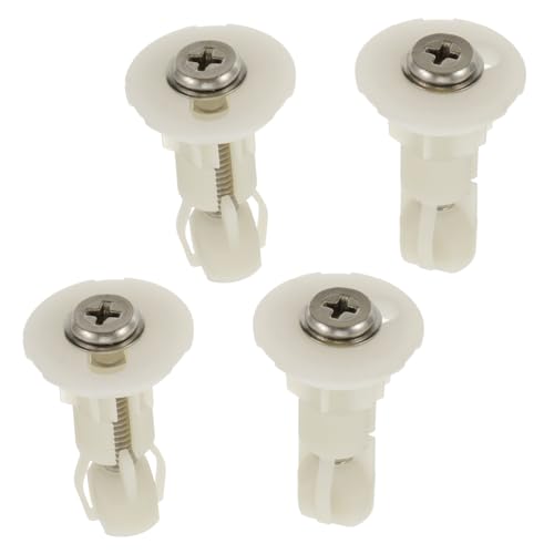 Gatuida 4 Sätze Toilettensitz Befestigungsschrauben Langlebige Nylon und Edelstahl Expansion Schrauben Einfache Montage Ersatz Toilettendeckel Zubehör Kompatibel mit Wc Sitz Robust und von Gatuida
