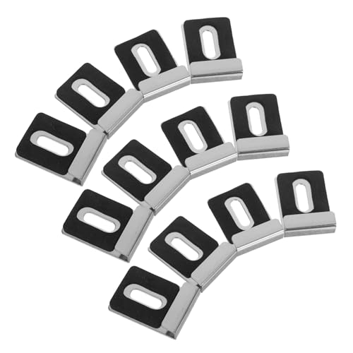 Gatuida 4 Satz Teiliges Spiegelhalter aus hochwertigem Metall Schwere Glas-klemmhalter für Rahmenlose Spiegel Wandmontage Clips Schutz vor Wandbeschädigung Einfache Installation Vielseitig Gatuida 4 Satz Teiliges Spiegelhalter aus hochwertigem Metall Schwere Glas-klemmhalter für Rahmenlose Spiegel Wandmontage Clips Schutz vor Wandbeschädigung Einfache Installation Vielseitig von Gatuida