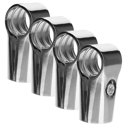 Gatuida 4 Stück Edelstahl Kleiderstangen Verbinder Teilig Rundrohr Steckverbinder für Schrank Garderobe Bad Wäscheraum Einfache Montage Stabile Konstruktion Vielseitig Einsetzbar von Gatuida