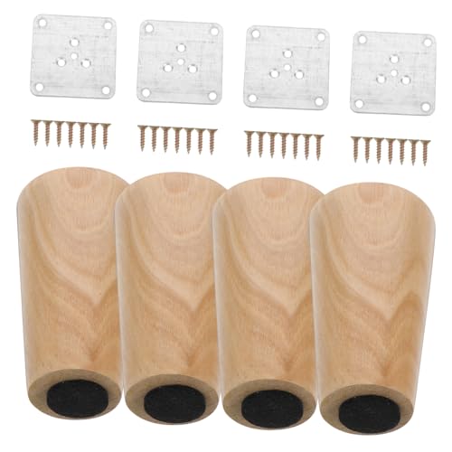 Gatuida 4 Stück Gerade Möbelbeine mit Antirutschpad Stabile Ersatzfüße für Sofa Bett Schrank Tv und Couchtisch Handpoliert Kratzfrei Vielseitig Einsetzbar Gatuida 4 Stück Gerade Möbelbeine mit Antirutschpad Stabile Ersatzfüße für Sofa Bett Schrank Tv und Couchtisch Handpoliert Kratzfrei Vielseitig Einsetzbar von Gatuida
