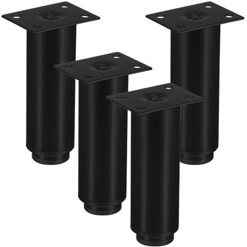 Gatuida 4 Stück Höhenverstellbare Möbelfüße Kaltem Stahl Verstellbar für Schränke Sofas und Tische Stabil und Robust Einfache Installation Gatuida 4 Stück Höhenverstellbare Möbelfüße Kaltem Stahl Verstellbar für Schränke Sofas und Tische Stabil und Robust Einfache Installation von Gatuida