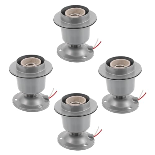 Gatuida 4 Stück Imitation Emaille Industrie Lamphalter für Deckenleuchten Tischlampen und Diy Reparaturprojekte Modern und Installieren von Gatuida