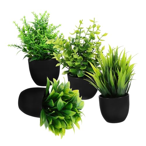 Gatuida 4 Stück Künstliche Bonsai Pflanzen Lebensechte Dekoration für Zuhause und Büro Emulierte Topfpflanzen für Tisch Regal und Pflegeleichte Kunstpflanzen für Einladende Räume Gatuida 4 Stück Künstliche Bonsai Pflanzen Lebensechte Dekoration für Zuhause und Büro Emulierte Topfpflanzen für Tisch Regal und Pflegeleichte Kunstpflanzen für Einladende Räume von Gatuida