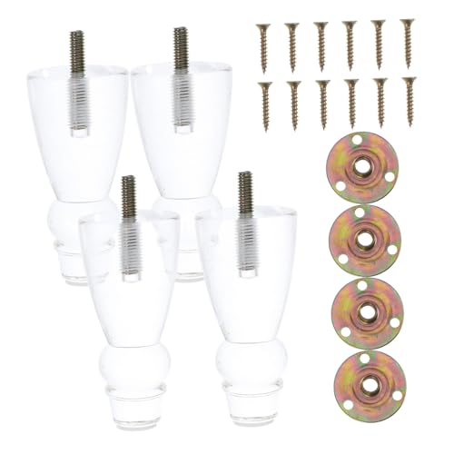 Gatuida 4 Stück Möbelbeine Set Teiliges Ersatzbein für Sofa Stuhl Tisch Schrank und Bett Elegantes Design für Moderne und Klassische Möbelstile von Gatuida