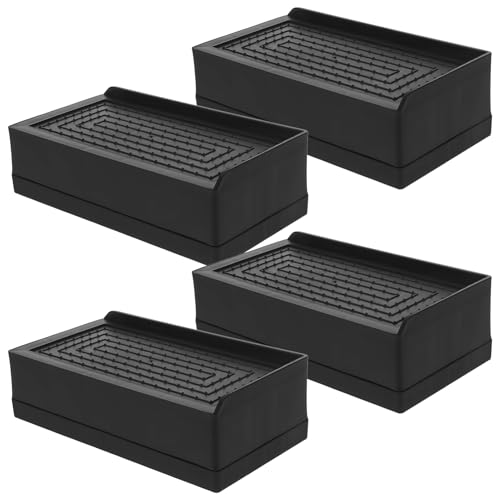 Gatuida 4 Stück Möbelerhöhung Teiliges Verstellbare Höhenversteller für Sofa Bett Tisch und Kühlschrank Robuste Unterstützung für Zuhause und Büro Einfache Installation ohne Werkzeuge von Gatuida