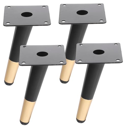 Gatuida 4 Stück Möbelfüße Metall Ersatzbeine für Kommoden und Möbelprojekte Höhe Schwarz mit Goldenen Akzenten für DIY Projekte und Modernen Stil Gatuida 4 Stück Möbelfüße Metall Ersatzbeine für Kommoden und Möbelprojekte Höhe Schwarz mit Goldenen Akzenten für DIY Projekte und Modernen Stil von Gatuida