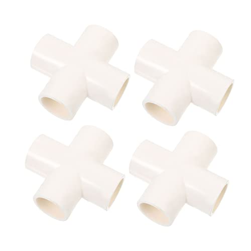 Gatuida 4 Stück PVC Verbinder Weiß Robuster PVC Steckverbinder mit UV schutz für Wasserrohr verbindungen Frostbeständig und Vielseitig für Garten Möbelbau und Bewässerungssysteme Gatuida 4 Stück PVC Verbinder Weiß Robuster PVC Steckverbinder mit UV schutz für Wasserrohr verbindungen Frostbeständig und Vielseitig für Garten Möbelbau und Bewässerungssysteme von Gatuida
