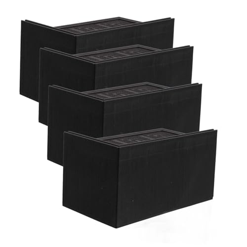 Gatuida 4 Stück Quadratische Möbel Erhöhung Möbel Füße aus Gummi rutschfeste Möbelleveler zur Erhöhung von Schreibtisch Sofa Bett Geeignet für Holzmöbel Einfache Montage Riser von Gatuida