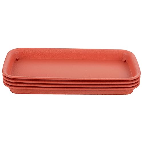 Gatuida 4 Stück Rechteckige Pflanzuntersetzer aus Robustem Kunststoff Wasserdichter Pflanzschale Auffangbehälter Stabiler Pflanzgefäß Untersetzer für Innen und Außenbereiche Gatuida 4 Stück Rechteckige Pflanzuntersetzer aus Robustem Kunststoff Wasserdichter Pflanzschale Auffangbehälter Stabiler Pflanzgefäß Untersetzer für Innen und Außenbereiche von Gatuida