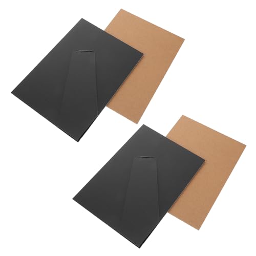 Gatuida 4 Stück Schwarze Rückwand für Bilderrahmen mit Easel Back für Tischdisplay zu Installieren Verstellbare für Optimale Sichtbarkeit Design für Moderne Einrichtung von Gatuida