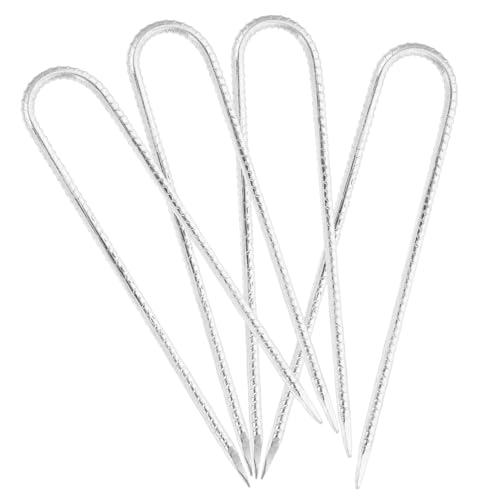 Gatuida 4 Stück Schwere U förmige Erdanker Rostfreiem Stahl Langlebig und Verschleißfest zum Fixieren von Gartenvlies Trampolin Zelt und Kunstrasen im Außenbereich Gatuida 4 Stück Schwere U förmige Erdanker Rostfreiem Stahl Langlebig und Verschleißfest zum Fixieren von Gartenvlies Trampolin Zelt und Kunstrasen im Außenbereich von Gatuida