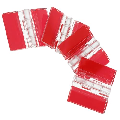 Gatuida 4 Stück Selbstklebende Scharniere Flexible Robuste Kunststoffscharniere für Schmuckkästen und Diy Projekte Installieren Transparent Multifunktional Gatuida 4 Stück Selbstklebende Scharniere Flexible Robuste Kunststoffscharniere für Schmuckkästen und Diy Projekte Installieren Transparent Multifunktional von Gatuida