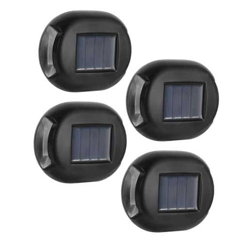 Gatuida 4 Stück Solar Doppelkopf Wandleuchte Außen Solarlampe Gartenlampe Up Down LED Für Terrasse Hofwand Beleuchtung Mit Hoher Helligkeit Und Energieeffizient von Gatuida