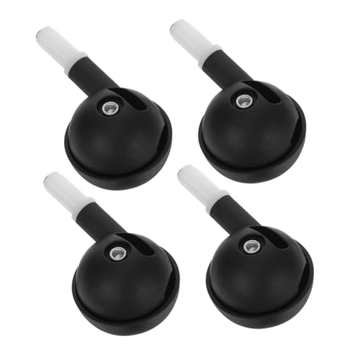 Gatuida 4 Stück Teiliges Babywagen Räder Walker Vorder Hinterräder Ersatzteile Leise Abnehmbar Langlebig Passend für Viele Modelle Schwarz von Gatuida