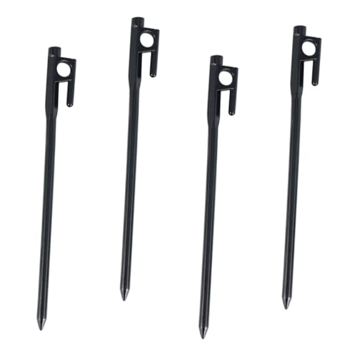 Gatuida 4 Stück Teiliges Gusseiserne Zeltheringe für Camping und Outdoor Robuste Trekking Erdnägel für Strand Schnee und Harte Böden Langlebige Zeltbefestigung Einfache Handhabung und von Gatuida