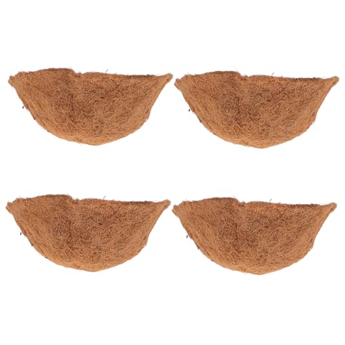 Gatuida 4 Stück Teiliges Kokosfasern Liner für Hängende Körbe Atmungsaktive Halbrunde Pflanzeinlage Wasserabsorbierend und Formstabil Geeignet für Blumenampeln und Gemüsepflanzen im Gatuida 4 Stück Teiliges Kokosfasern Liner für Hängende Körbe Atmungsaktive Halbrunde Pflanzeinlage Wasserabsorbierend und Formstabil Geeignet für Blumenampeln und Gemüsepflanzen im von Gatuida