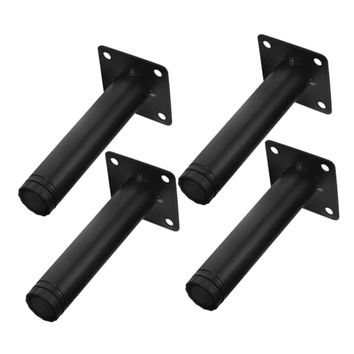 Gatuida 4 Stück Teiliges Metallmöbelfuß Hohe Couch und Nachttischbeine Stabile Möbelbeine für Tv Schränke Sofas Badezimmer und Bettmöbel Einfache Montage und Vielseitige Verwendung von Gatuida