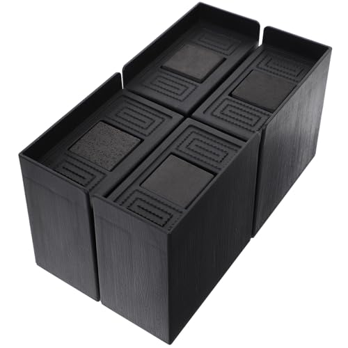 Gatuida 4 Stück Teiliges Möbelheber aus Rutschfestem für Bett Sofa Waschmaschine Möbelstützen Robust und Vibrationsdämpfend zur Möbelerhöhung von Gatuida