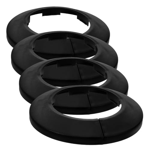 Gatuida 4 Stück Teiliges PVC Rohrverkleidungsset für Wasserabfluss und Heizungsrohre Langlebige Abdeckkappen für Toilettenflansch und Wandöffnungen Einfache Montage Schwarze Sanitär Gatuida 4 Stück Teiliges PVC Rohrverkleidungsset für Wasserabfluss und Heizungsrohre Langlebige Abdeckkappen für Toilettenflansch und Wandöffnungen Einfache Montage Schwarze Sanitär von Gatuida