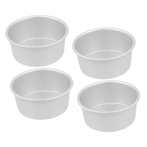 Gatuida 4 Stück Teiliges Runde Backformen aus Anodisierte Kuchenformen mit Abnehmbarem Boden Langlebige und Leicht zu Reinigende Backwerkzeuge für Schichtkuchen und Muffins Gatuida 4 Stück Teiliges Runde Backformen aus Anodisierte Kuchenformen mit Abnehmbarem Boden Langlebige und Leicht zu Reinigende Backwerkzeuge für Schichtkuchen und Muffins von Gatuida
