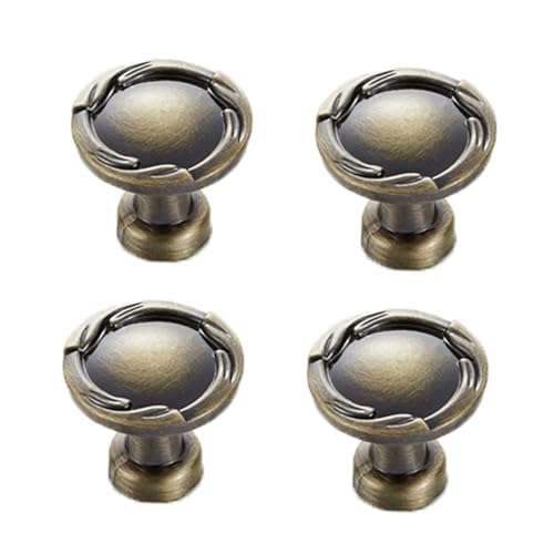 Gatuida 4 Stück Teiliges Runde Keramik Möbelgriffe Vintage Stil Langlebige Schrankgriffe für Kommode Kleiderschrank und Praktisches Design Antike Bronzeoptik Vielseitig Einsetzbar für von Gatuida