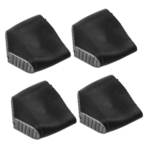 Gatuida 4 Stück Teiliges Rutschfeste Leiterfußschutz Gummi Fußpads für Haushalts Teleskopleitern Langlebig Transparenter Schutz für Boden Einfache Installation Praktische Leiter Endkappen von Gatuida