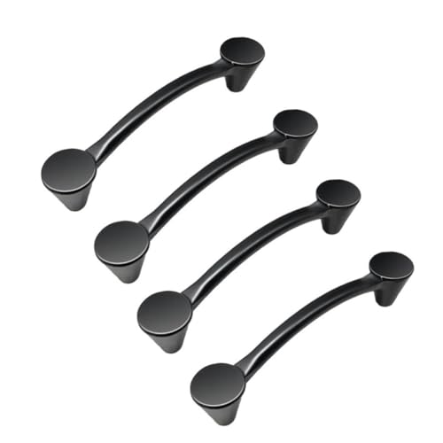Gatuida 4 Stück Teiliges Schwarze Möbelgriffe aus Aluminiumlegierung Brückenform Lochabstand Robuste Schrank Schubladengriffe für Küche Kleiderschrank Schuhschrank und Türen Gatuida 4 Stück Teiliges Schwarze Möbelgriffe aus Aluminiumlegierung Brückenform Lochabstand Robuste Schrank Schubladengriffe für Küche Kleiderschrank Schuhschrank und Türen von Gatuida