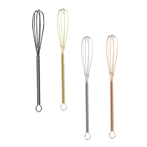 Gatuida 4 Stück Teiliges Set Eiermixer und Teigmischer Bunten Farben Handmixer für Backwaren für Küche Restaurant und Bäckerei von Gatuida
