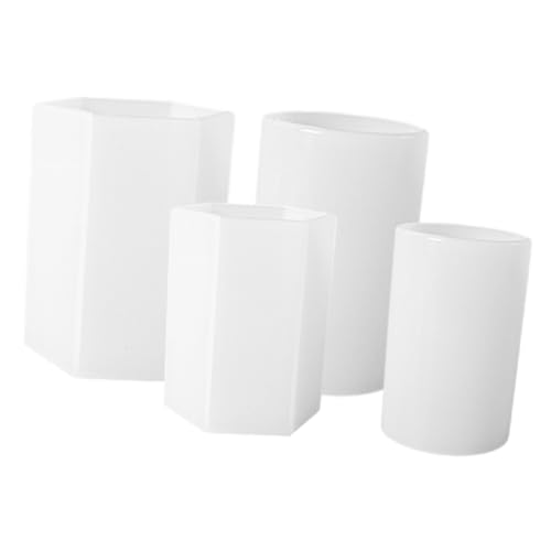 Gatuida 4 Stück Teiliges Silikon Kerzengießformen Flexible und Geruchsfreie DIY Kerzenformen Sechseckige und Runde Große und Kleine Stumpenkerzenformen Einfache Handhabung für Anfänger Gatuida 4 Stück Teiliges Silikon Kerzengießformen Flexible und Geruchsfreie DIY Kerzenformen Sechseckige und Runde Große und Kleine Stumpenkerzenformen Einfache Handhabung für Anfänger von Gatuida