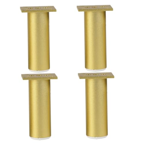 Gatuida 4 Stück Verstellbare Möbelfüße Aluminiumlegierung zur Unterstützung von Sofa Couchtisch und Schrank Robuste Struktur Einfache Installation Elegantes Design von Gatuida