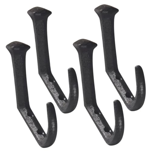 Gatuida 4 Stück Vintage Garderobenhaken aus Robustem Gusseisen Wandmontierte Kleiderhaken mit Glatter Oberfläche Vielseitig für Mäntel Hüte Taschen und Handtücher im Landhausstil Gatuida 4 Stück Vintage Garderobenhaken aus Robustem Gusseisen Wandmontierte Kleiderhaken mit Glatter Oberfläche Vielseitig für Mäntel Hüte Taschen und Handtücher im Landhausstil von Gatuida
