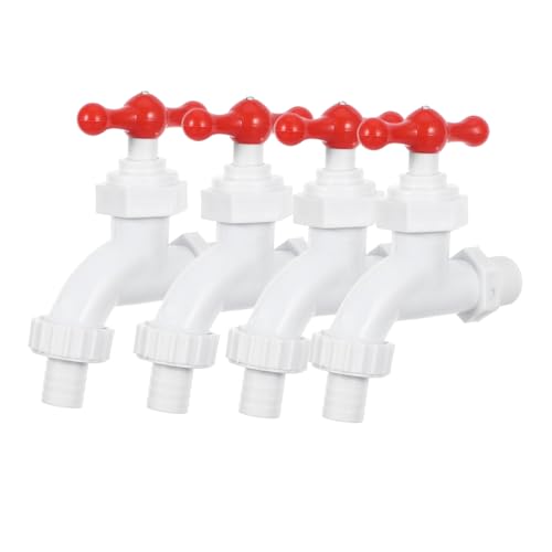 Gatuida 4 Stück Waschmaschine Kaltwasseranschluss Stecker für Waschbecken Weiß für Heimgebrauch Gatuida 4 Stück Waschmaschine Kaltwasseranschluss Stecker für Waschbecken Weiß für Heimgebrauch von Gatuida