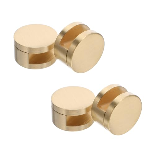 Gatuida 4 Stücke Teiliges Messing Glas Spiegel Halter für Dicke Spiegel Langlebige Rostfreie Wandhalterungen mit Sicherem Griff für Badezimmer und Rahmenlose Spiegelmontage Gatuida 4 Stücke Teiliges Messing Glas Spiegel Halter für Dicke Spiegel Langlebige Rostfreie Wandhalterungen mit Sicherem Griff für Badezimmer und Rahmenlose Spiegelmontage von Gatuida