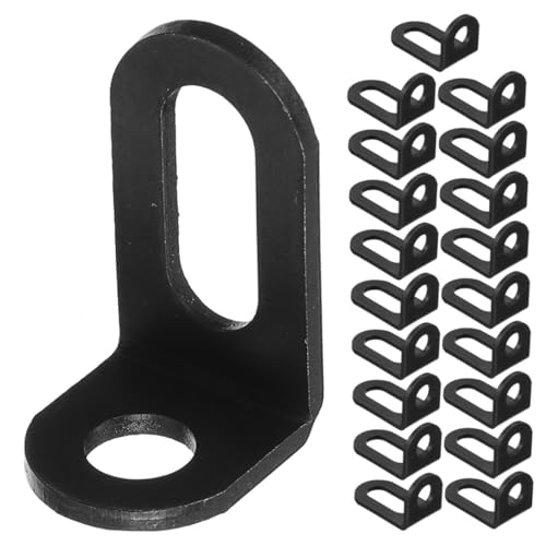 Gatuida 40 Stück Teiliges Stahl Regalwinkel Rechtwinklige Eckverbinder Schwarz Verstellbar für Möbel Schränke Aufbewahrung Robuste Metallwinkel mit Hoher Tragkraft und Stabilität Gatuida 40 Stück Teiliges Stahl Regalwinkel Rechtwinklige Eckverbinder Schwarz Verstellbar für Möbel Schränke Aufbewahrung Robuste Metallwinkel mit Hoher Tragkraft und Stabilität von Gatuida