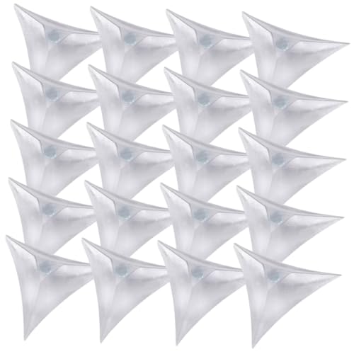 Gatuida 400 Stück Transparente Dreieckige Staubschutz Ecken aus Stabilem Maltha Möbel Ecke Schutz für Treppen Schränke und Schreibtisch Einfach zu Verwenden Platzsparend Einsetzbar von Gatuida