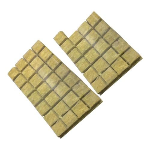 Gatuida 49 Stück Teiliges Hydroponik Anzuchtwürfel Soillose Substratstecker mit Hoher Wasserspeicherung und Durchlässigkeit für Indoor Pflanzen Orchideen Tomaten und DIY Gartenprojekte von Gatuida