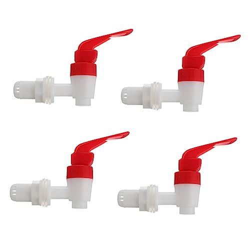 Gatuida 4Stücke Kunststoff Wasserhahn Multifunktionale Getränkespender für Flaschen und Krüge Robuste und Langlebige Spenderzapfen für Camping und Partys von Gatuida