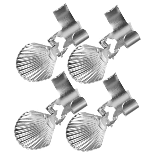 Gatuida 4Stücke Teiliges Set Kerzenlöscher aus Metall Muschelförmiger Flammenlöscher für Duftkerzen Teelichter und Glaskerzen Sicheres Löschen ohne Schäden für Kerzenliebhaber von Gatuida