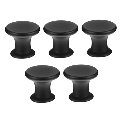 Gatuida 5 Stück Teiliges Aluminiumlegierung Schrankknöpfe Runde Schubladengriffe in Schwarz und Silber Einfache Montage Langlebige Möbelgriffe für Kommode Schrank Küchenschränke Dekorativ Gatuida 5 Stück Teiliges Aluminiumlegierung Schrankknöpfe Runde Schubladengriffe in Schwarz und Silber Einfache Montage Langlebige Möbelgriffe für Kommode Schrank Küchenschränke Dekorativ von Gatuida