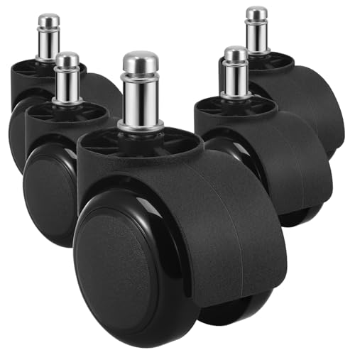 Gatuida 5 Stück Teiliges Bürostuhlrollen Leise und Flexibel Drehbar Robuste Hartbodenrollen für Parkett Teppich und Möbelbeine Vielseitig Einsetzbar für Schreibtischstühle und Möbel Gatuida 5 Stück Teiliges Bürostuhlrollen Leise und Flexibel Drehbar Robuste Hartbodenrollen für Parkett Teppich und Möbelbeine Vielseitig Einsetzbar für Schreibtischstühle und Möbel von Gatuida