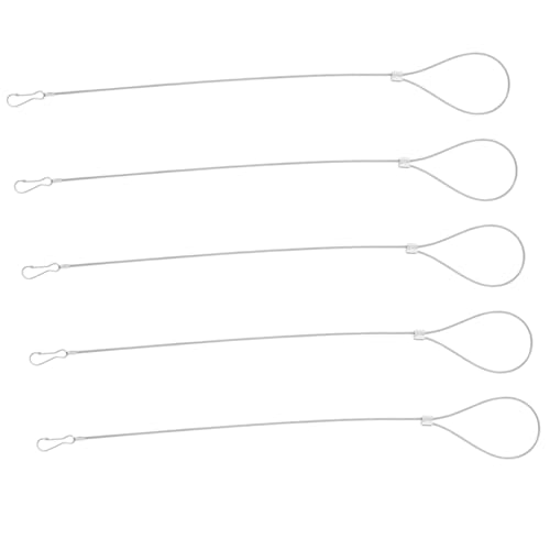 Gatuida 5 Stück Teiliges Edelstahl Gatterseil Latch Kabel Zugschlaufe Verstellbar Rostfrei für Holztore Metalltore Sicherheitsriegel Sicherungsseil Zubehör für Zaun und Tor Gatuida 5 Stück Teiliges Edelstahl Gatterseil Latch Kabel Zugschlaufe Verstellbar Rostfrei für Holztore Metalltore Sicherheitsriegel Sicherungsseil Zubehör für Zaun und Tor von Gatuida