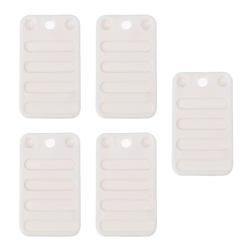 Gatuida 5 Stück Teiliges Möbel Weißer DIY Möbelkeile rutschfest Möbel erhöhungen für Sofa Tisch Bett Einfache Montage Langlebig und Kratzschonend von Gatuida