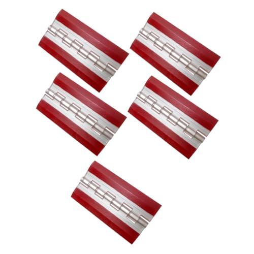 Gatuida 5 Stück Teiliges Selbstklebende Transparente Acrylscharniere Geräuschlos Drehbare Klappscharnier Korrosionsbeständig Langlebig Geeignet für Kleine Schmuckkästen und DIY Basteleien von Gatuida