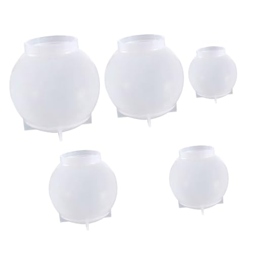 Gatuida 5 Stück Teiliges Silikonformen für Kugel Gießmuster für DIY Seifen Kerzen und Schmuckherstellung Flexible und Leicht zu Reinigende Silikonformen Gatuida 5 Stück Teiliges Silikonformen für Kugel Gießmuster für DIY Seifen Kerzen und Schmuckherstellung Flexible und Leicht zu Reinigende Silikonformen von Gatuida