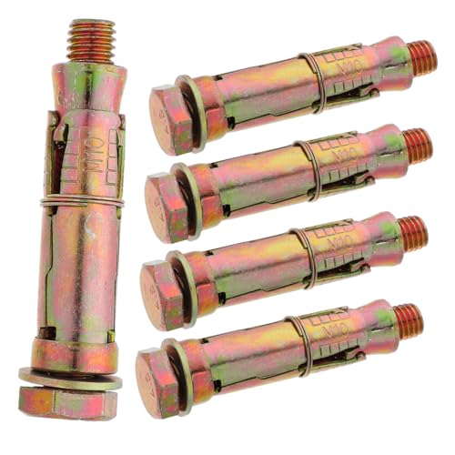 Gatuida 5 Stück Teiliges Wanddübel Schrauben aus Farbplattiertem Edelstahl Robuste Edelstahl Expansionsschrauben für Trockenbau und Stein Vielseitig Einsetzbar für Möbel und von Gatuida