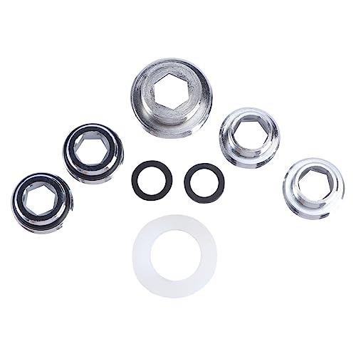 Gatuida 5 Stück Teiliges Wasserhahn Adapter Kupferanschlüsse für Küchenspülen Kompatibel mit Gartenschläuchen und Wasserfiltern Leckage Einfache Installation von Gatuida