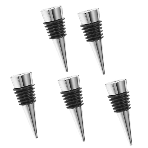 Gatuida 5 Stück Weinflaschenverschluss Silikonform für DIY Flaschenstopfen Wiederverwendbar Dekorativer Korken für Rotwein und Öl Luftdicht Langlebig Praktisch Gatuida 5 Stück Weinflaschenverschluss Silikonform für DIY Flaschenstopfen Wiederverwendbar Dekorativer Korken für Rotwein und Öl Luftdicht Langlebig Praktisch von Gatuida