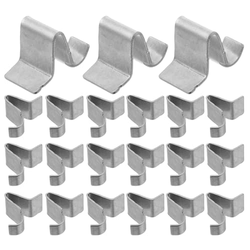 Gatuida 50 Stück Regalklammern aus Metall: Schrankregal-Stützklammer-Set – Halterungen für Aktenschränke – Halterungen für Schrankregale, Bücherregale, Größe 3 von Gatuida