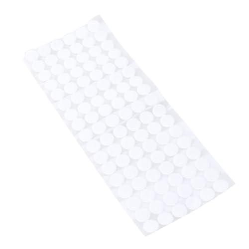 Gatuida 500 Paare Runde Selbstklebende Klebepunkte Stark Haftend Wasserfest Polyester Nylon DIY Zubehör für Vorhänge Büro Haushalt von Gatuida